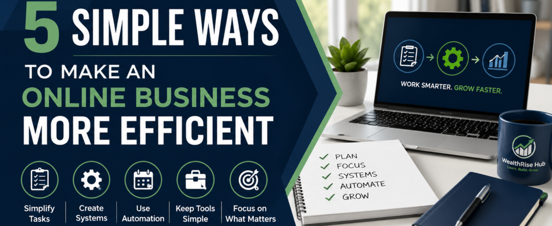 5 Simple Ways to Make an Online Business More Efficient