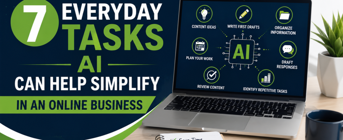 7 Everyday Tasks AI Can Help Simplify in an Online Business