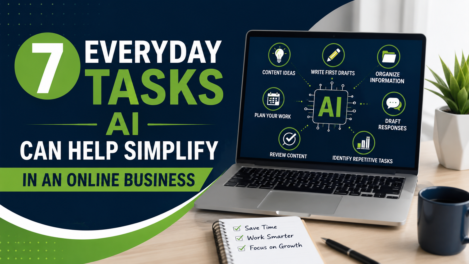 7 Everyday Tasks AI Can Help Simplify in an Online Business