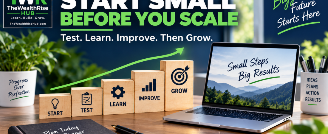 Start Small Before You Scale Your Online Business