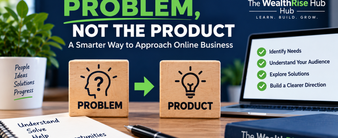 Start With the Problem, Not the Product: A Smarter Way to Approach Online Business