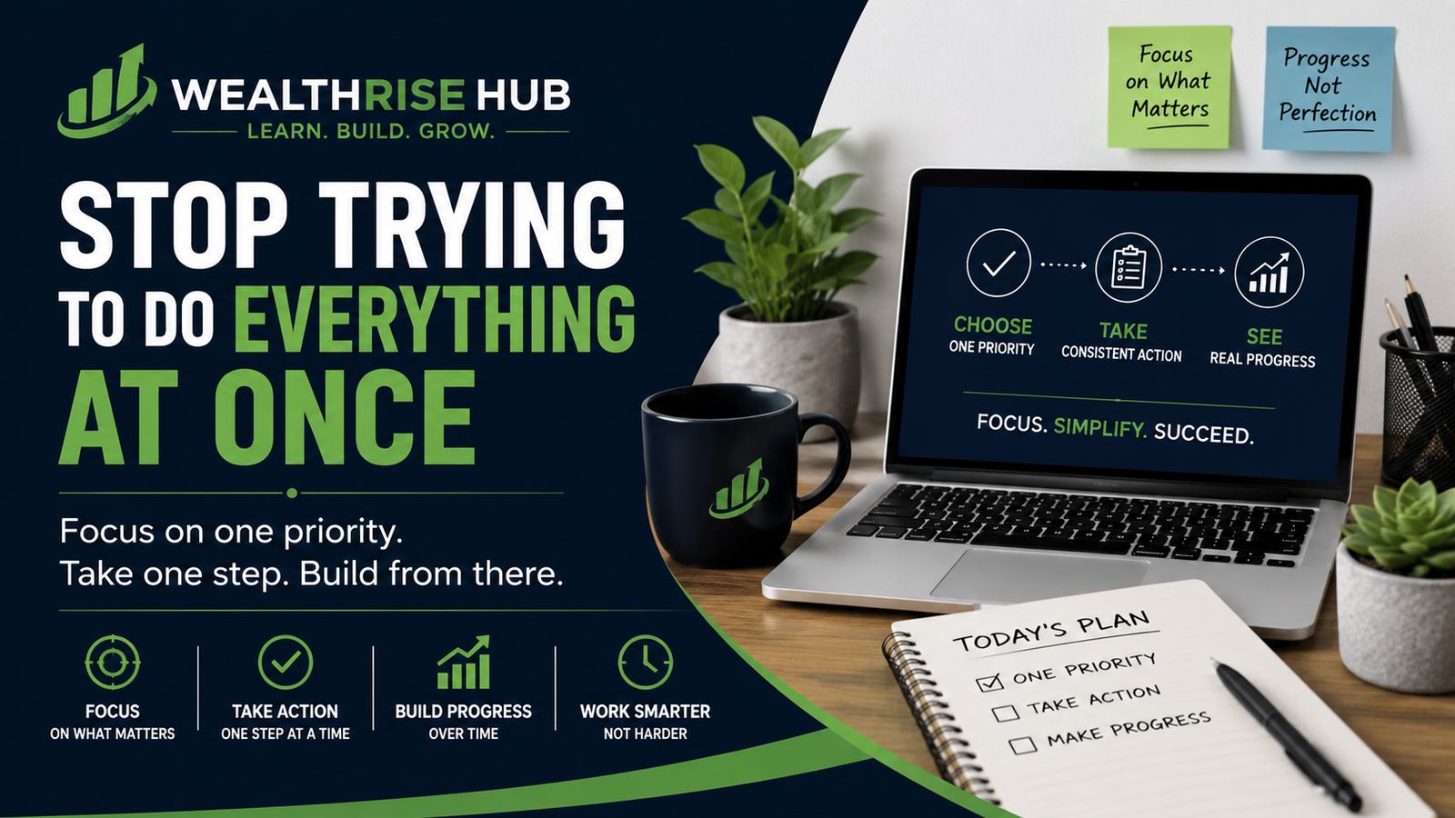 Stop Trying to Do Everything at Once When Building an Online Business